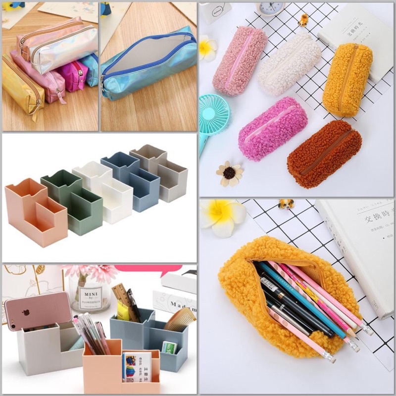 

Kotak pen -Kotak Pensil - Kotak Pensil Korea - Kotak Pensil Aesthetic - Kotak Organizer Alat Tulis premium