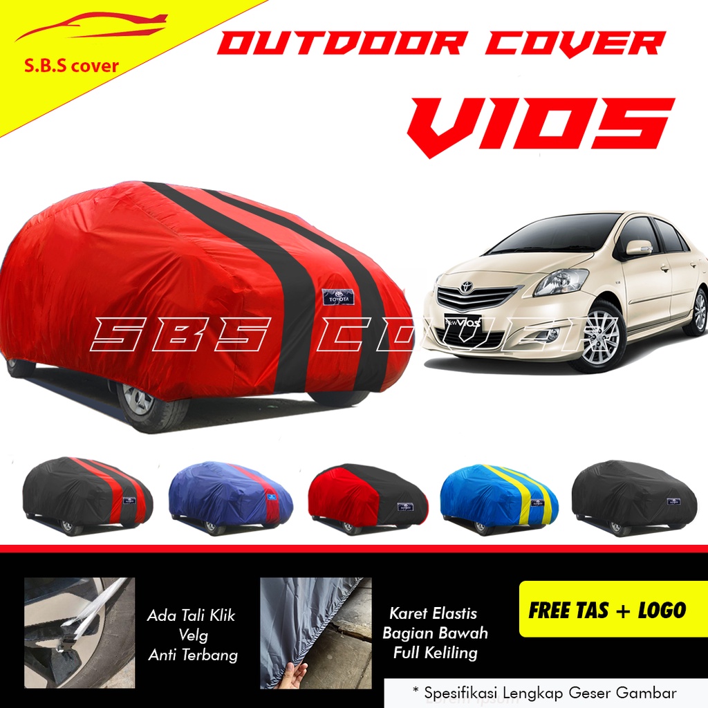 Body Cover Mobil Vios Sarung Mobil Vios/Vios Limo/Vios gen 1/Vios gen 2/Vios gen 3/City/Honda City