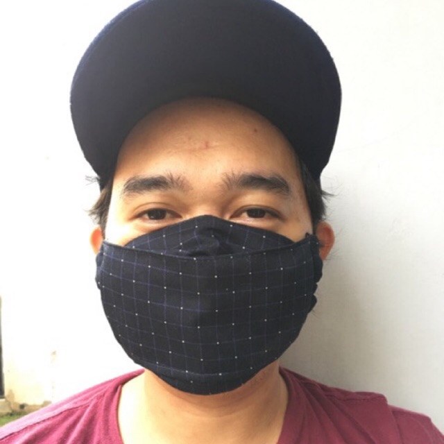 Masker kain 3 lapis