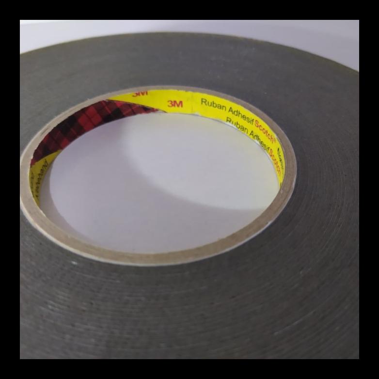 

Promo! 3M Double Tape Superior, Lebar 1Cm, Tebal Foam 0,8Mm