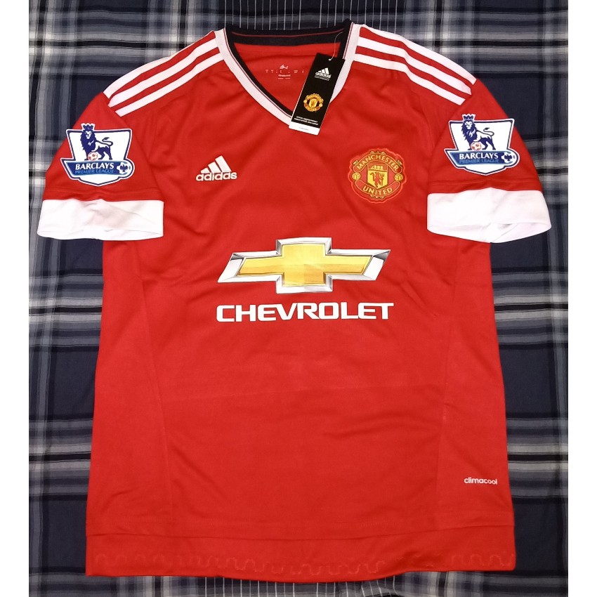 Jersey MU Home 15/16 Full Patch BPL Retro