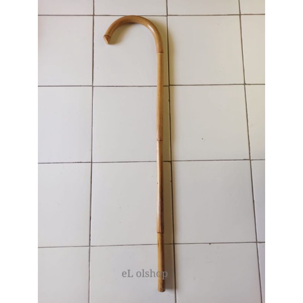Tongkat Jalan Tongkat Kayu Tongkat Rotan Tongkat Teken Tongkat Orangtua 100cm