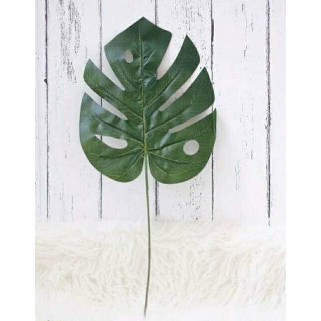 MONSTERA PLASTIK MONSTERA HIAS MONSTERA ARTIFICIAL DAUN MONSTERA DAUN PLASTIK DAUN MURAH