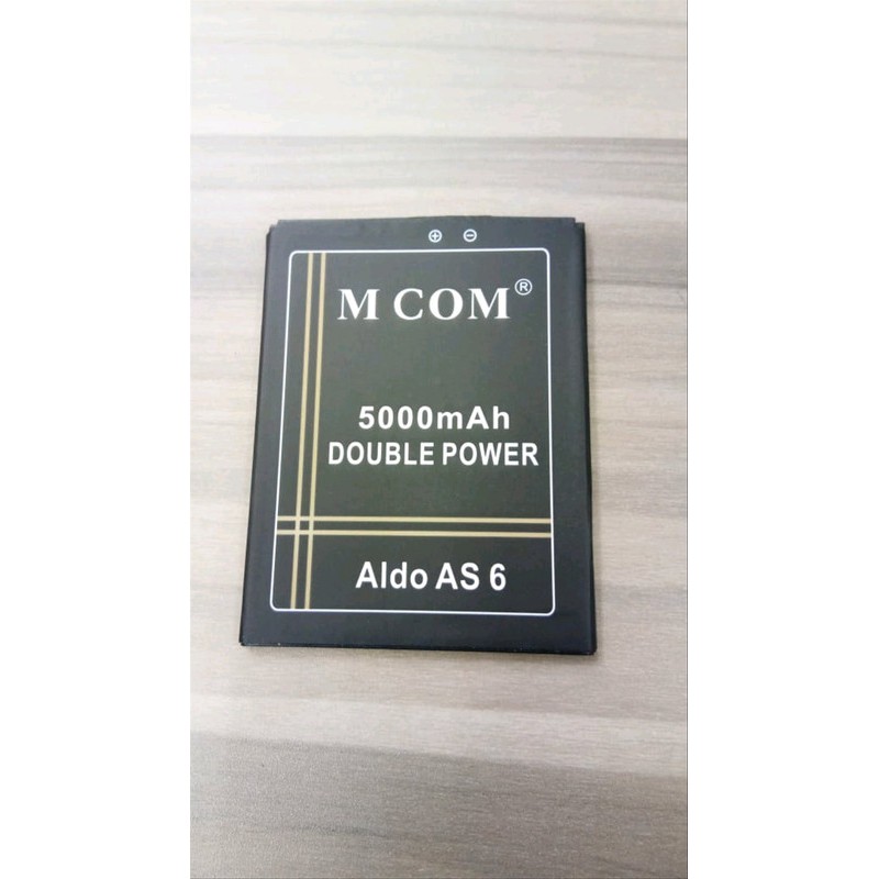 Battery Batre Baterai Double Power Mcom Aldo AS6 as 6