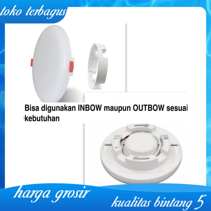 Lampu LED Down Light Inbow Outbow 2in1 6watt 12watt 18watt Adjustable