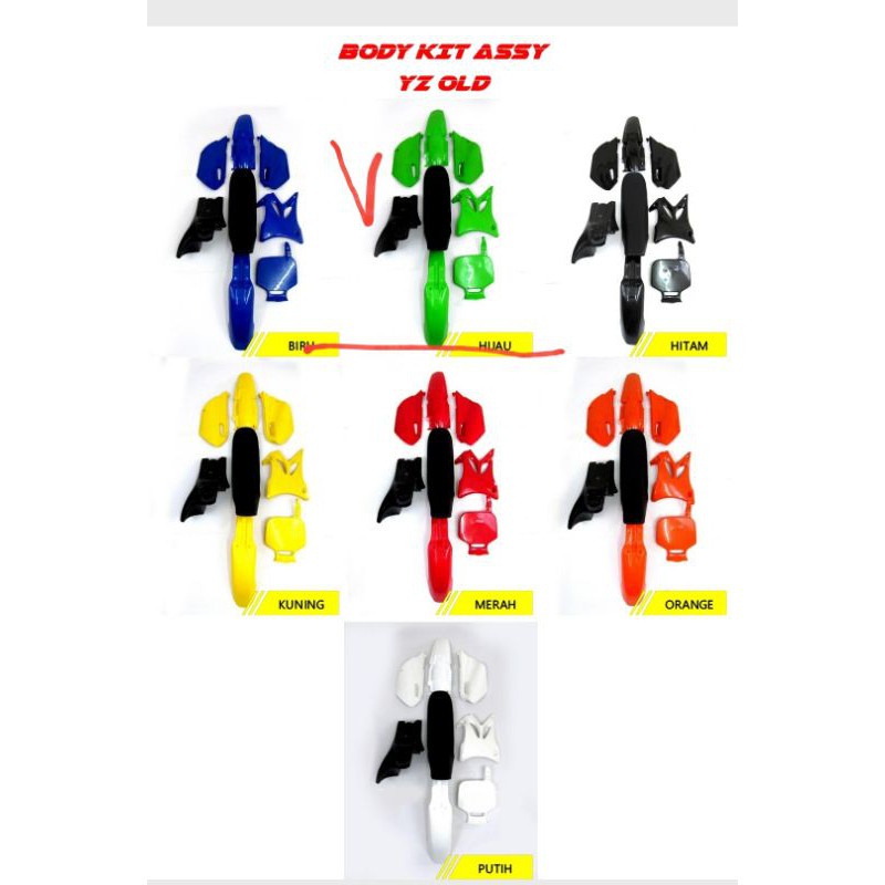 BODY SET YZ/BODY FULL SET YZ 85/BODY SET YZ 85/BODY KIT YZ 85