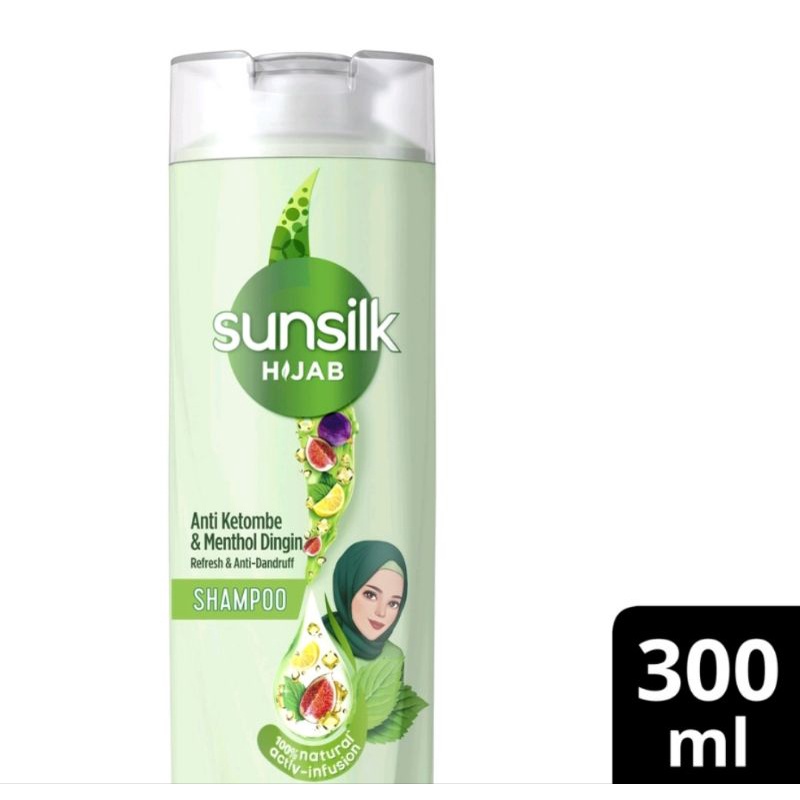sunsilk shampoo hijab refresh anti-dandruff 300ml