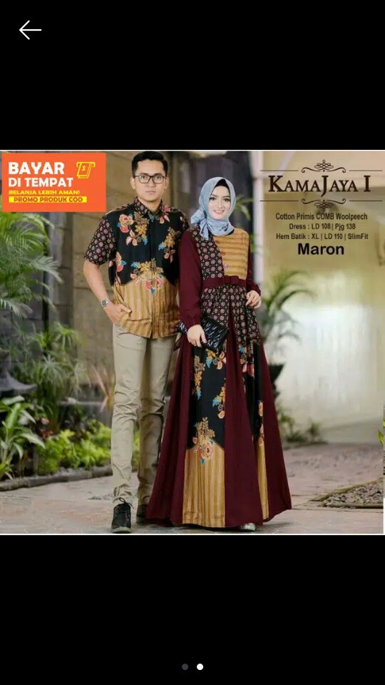Aba Agen Baju  - Batik Couple Kamajaya Setelan Batik