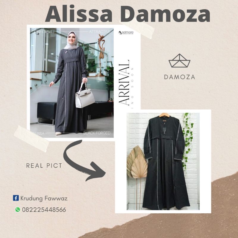 Damoza alissa Gamis Dewasa terbaru