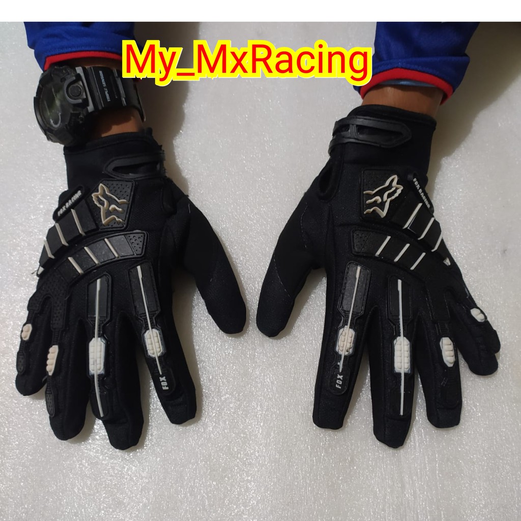 sarung tangan motor cross glove trail adv sarung tangan sepeda downhil terlaris hitam