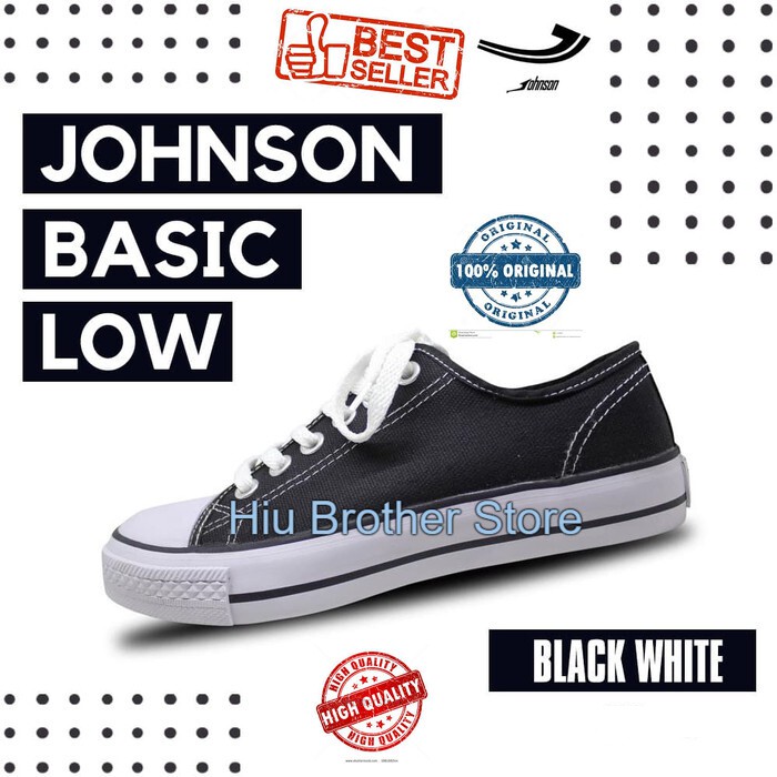 Sepatu Johnson Basic Low 100% Original