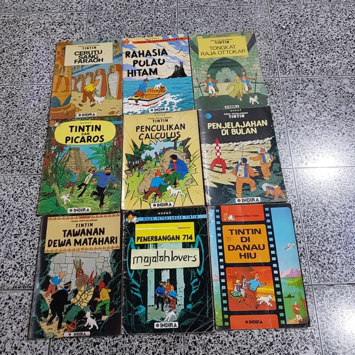 Komik Petualangan Wartawan Tintin Penerbit Indira jT 1515 Komik Petualangan Wartawan Tintin Penerbit Indira jT 1515