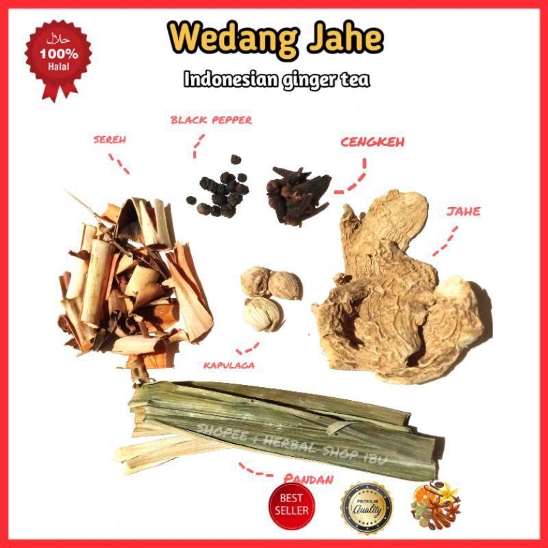 

Wedang Jahe - Paket Jsr Minuman Tradisional Rempah Herbal Murah By Secret Garden Store