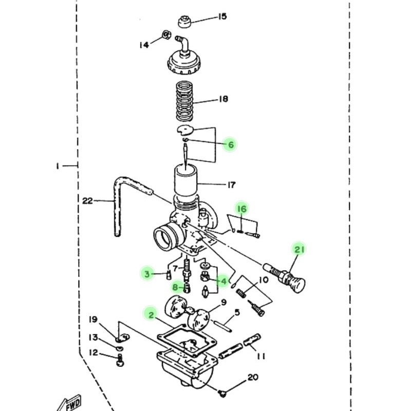 REPARKIT KARBU RX KING MERK KINTO RXKING RX-KING HIGH QUALITY KARBURATOR KIT KARBULATOR CARBU