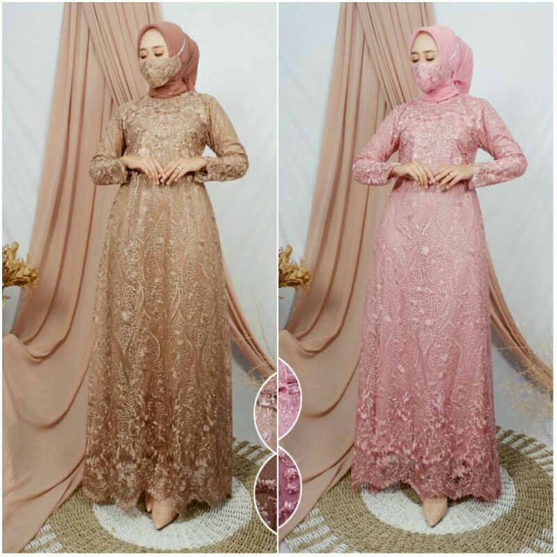 [REALPICT] GAMIS AULIA/GAMIS PESTA/DRESS PESTA CANTIK