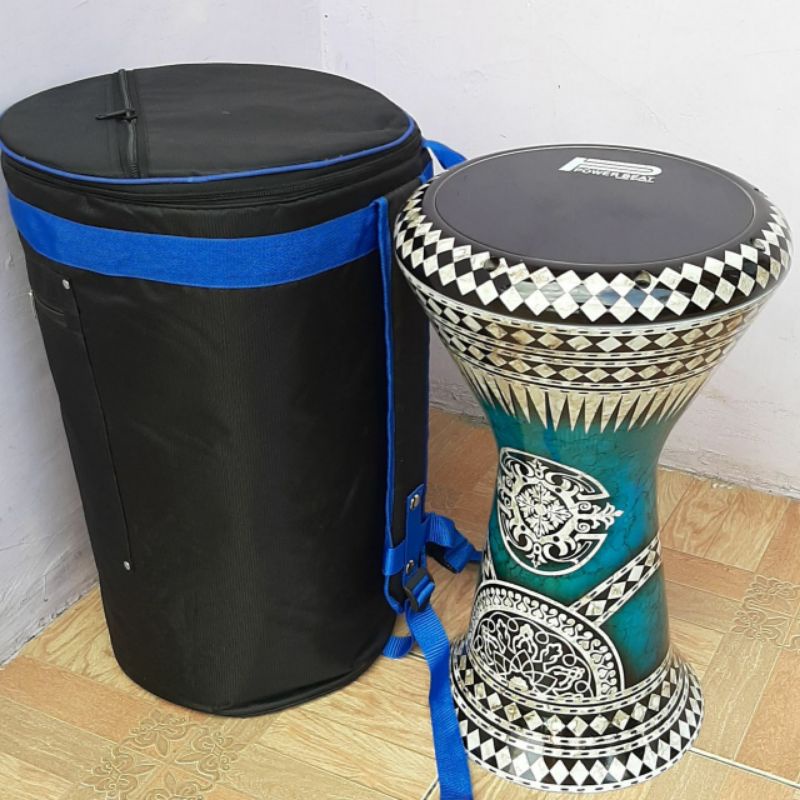 Darbuka Dumbuk Calti Calty 8 In Inch Inci Mika Power Beat Murah Free Tas Ransel + Plus Kunci L Lengk