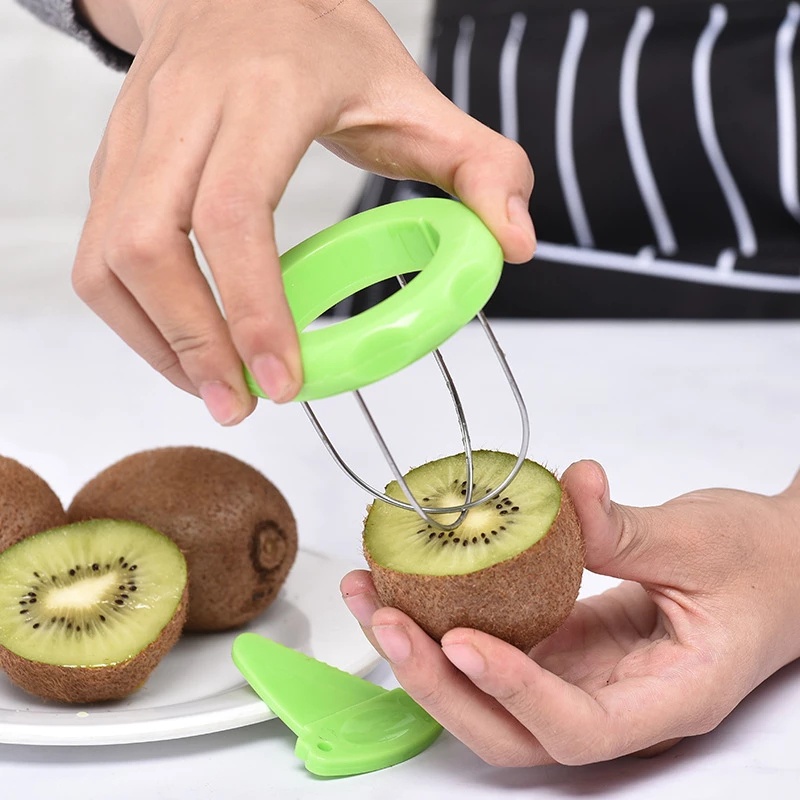 Alat Pengupas Buah Kiwi Bahan Stainless Steel Dapat Dilepas Untuk Dapur