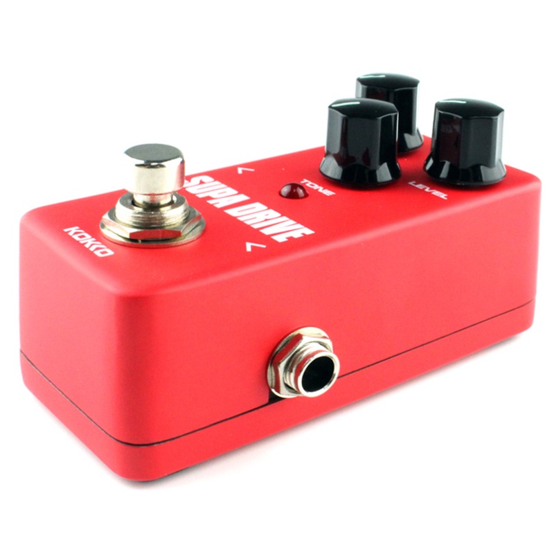 Tuner Pedal Efek Gitar Bass Elektrik Mini 2 Warna Bahan Full Metal