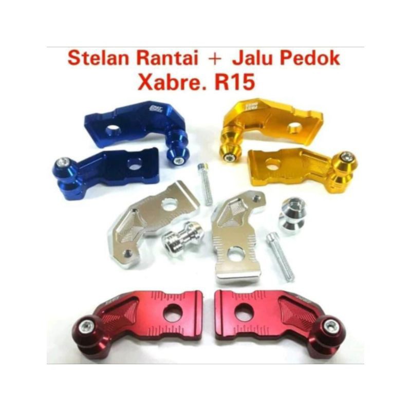 Jalu Paddock Xabre R15 MT 15 Vixion R Jalu Pedok R15 MT15 Vixion R Xabre Stelan Rantai 15 Xabre