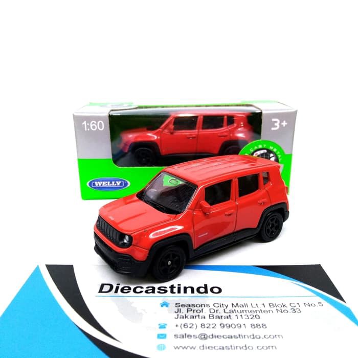 dct626 Welly Nex 1:60 Jeep Renegade Sport Orange