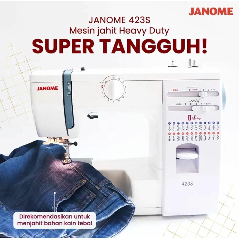 Mesin Jahit JANOME 423s