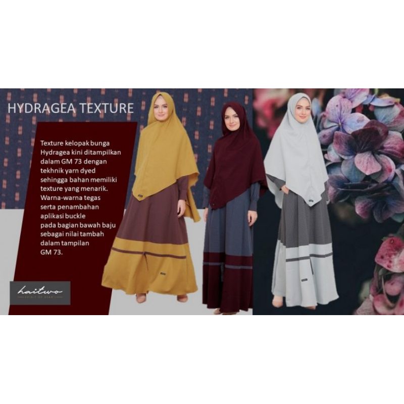 GAMIS GM 73 by HAITWO / HAIHAI /GAMIS SYARI / Fashion Muslim