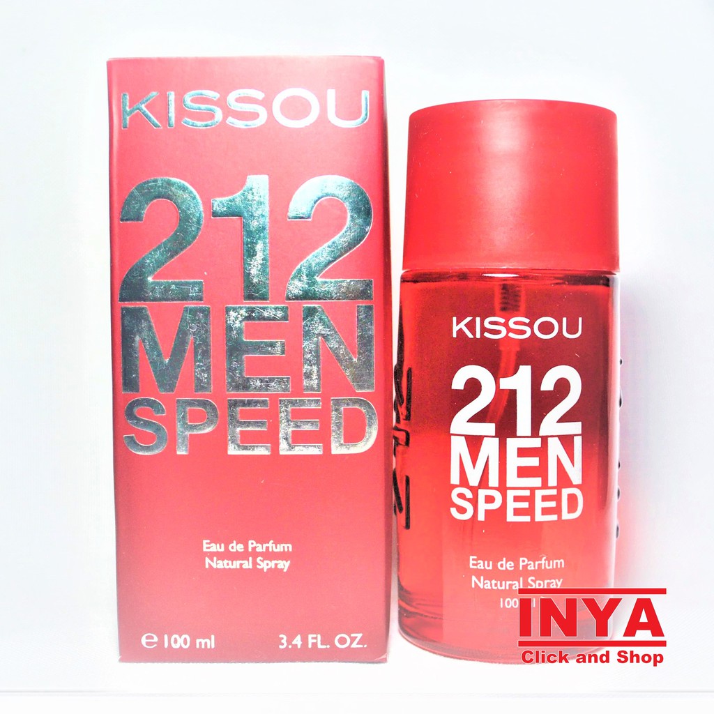 PARFUM KISSOU 212 MEN SPEED RED MERAH - EDP Eau De Parfume 100ml