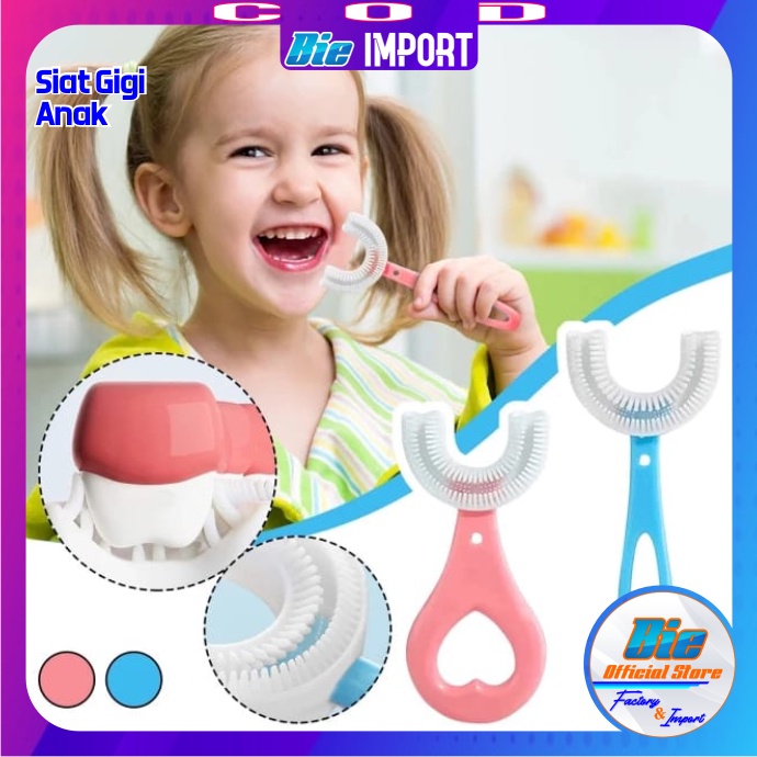 Sikat Gigi Anak Silikon Bentuk U Impor Best Seller
