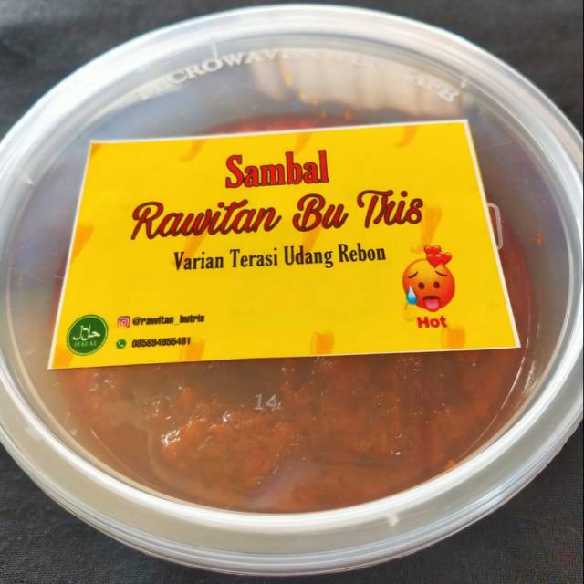 

Sambal Rawitan Bu Tris Terasi Udang Rebon