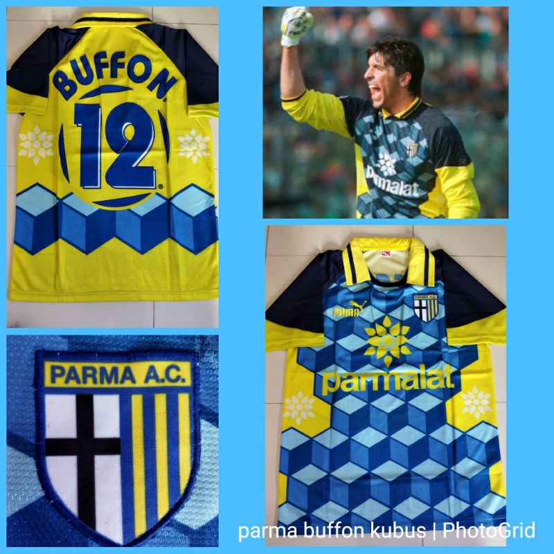JERSEY PARMA KIPER 1996/1997 BUFFON 12 - VENDOR LOKAL