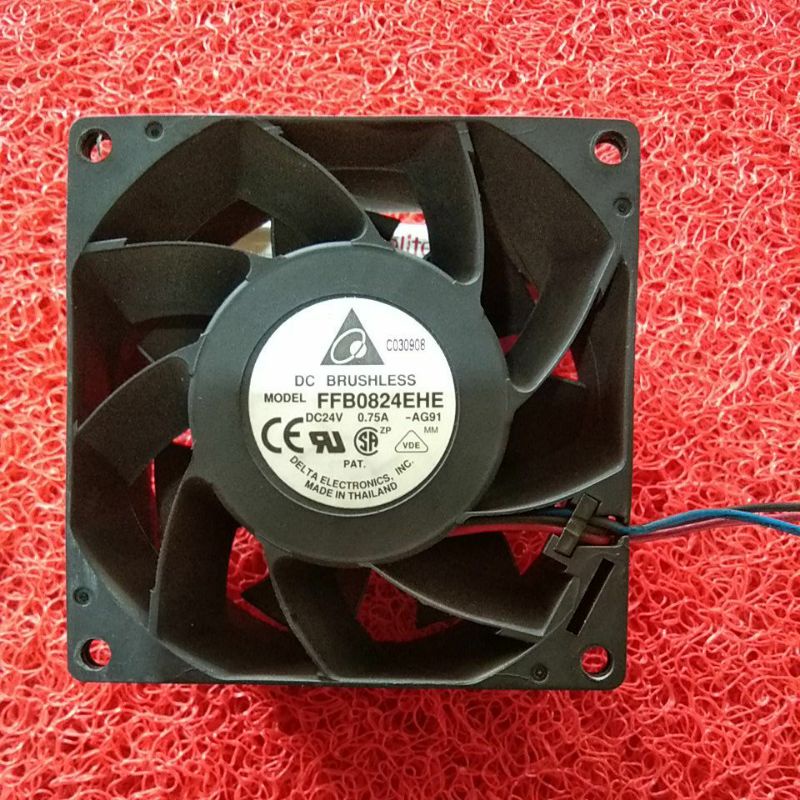 Fan dc 24v ball bearing 8x8cm highspeed kipas dc 8cm 24v