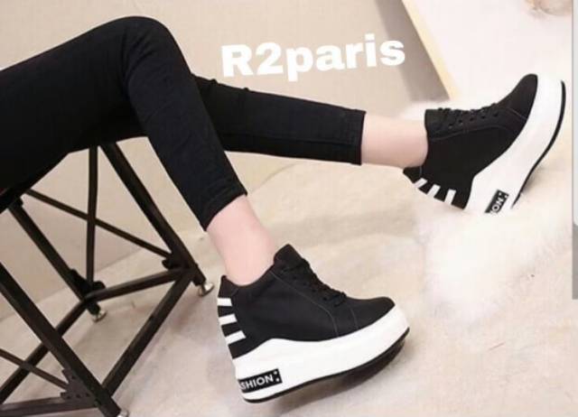 ZPT-Sepatu wedges wanita polos /bahan suede/bagus musim kemarau/  OF-73