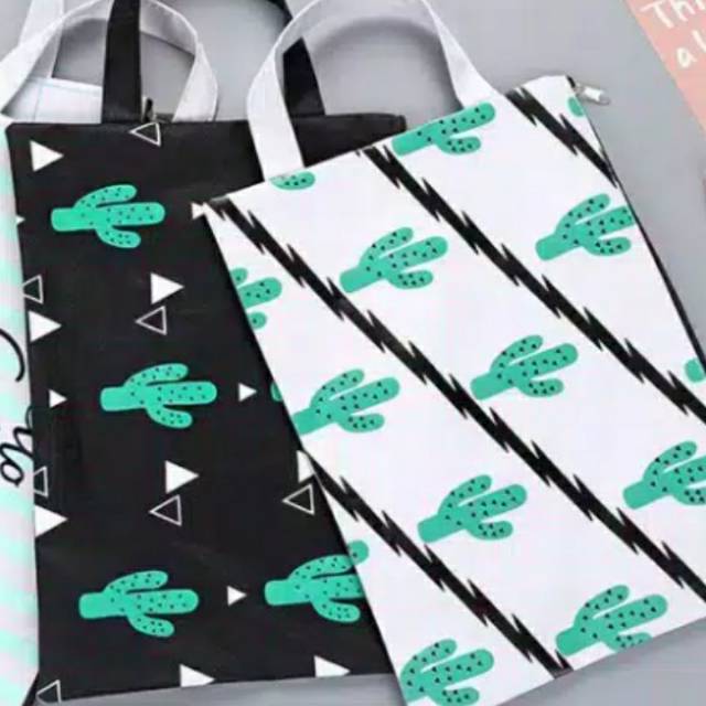 

Portable A4 file Pouch motif kaktus