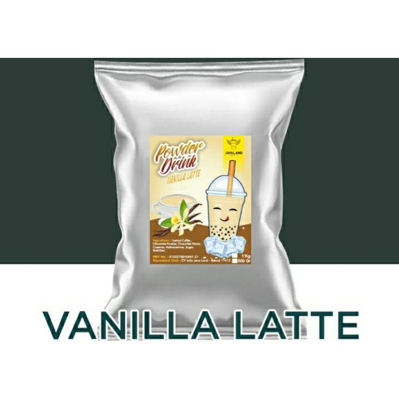 

Bubuk rasa vanilla latte 1kg