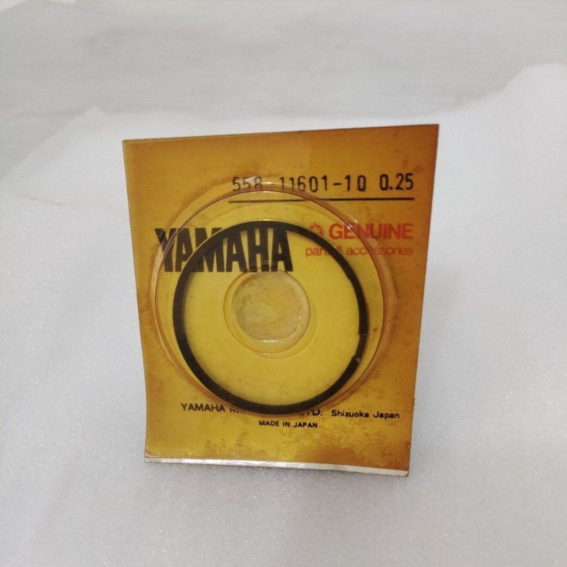 Ring Seher Piston Yamaha RX100 DT 100 OS 0.25 ORIGINAL YGP 558-11601-10 Distributor Sparepart RPMsem