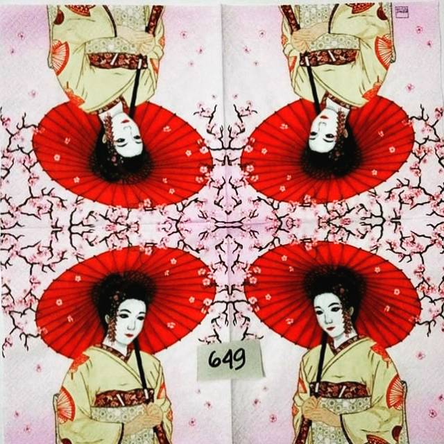 Napkin decoupage