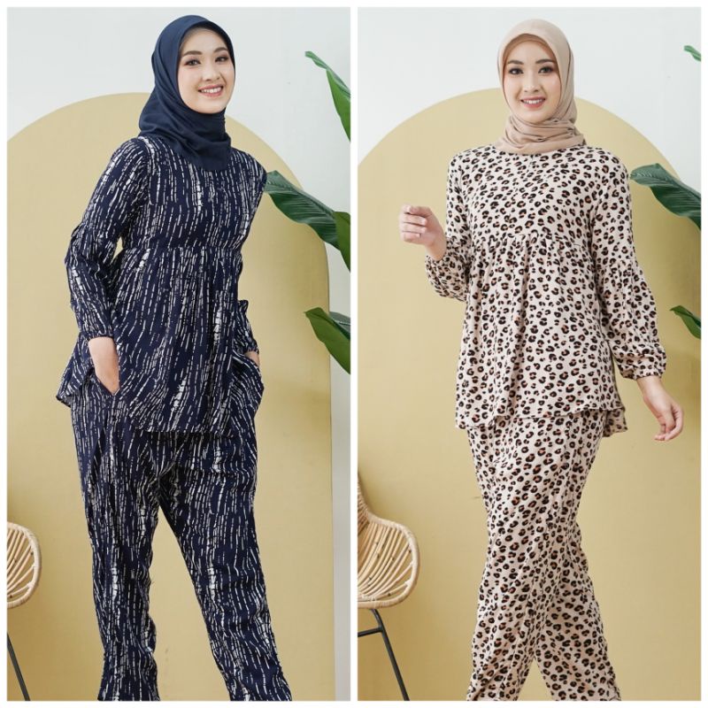 BEST PRICE!! NAMIRA - ONE SET RAYON PREMIUM BUSUI KEKINIAN SETELAN PIYAMA