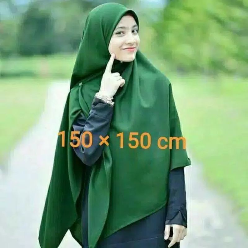 HIJAB/JILBAB Jumbo segi 4 wolfis 150x150