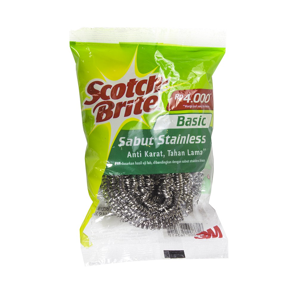 3M Scotch Brite Sabut Stainless Kawat Cuci Piring Ekonomis ID T57N