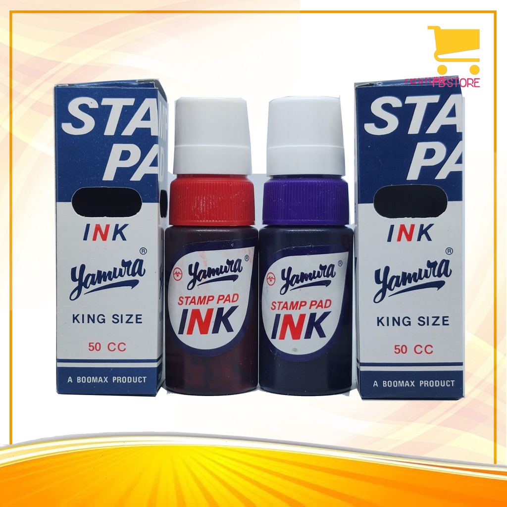 

Stamp Pad Ink / Tinta Stempel Yamura 50Cc King Size Ungu Merah