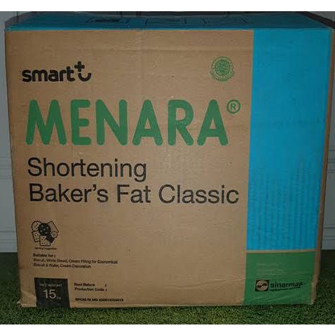 

Mentega Putih Menara Bakers Fat 15kg - White Gosend Grab