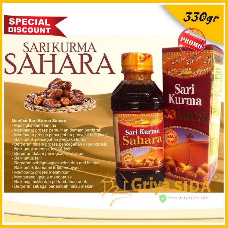 Sari Kurma Sahara 330gr premium sarikurma sahara ORIGINAL PROMO!