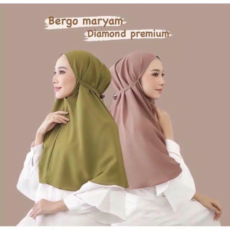 Jilbab Instan Khimar Bergo Maryam Tali