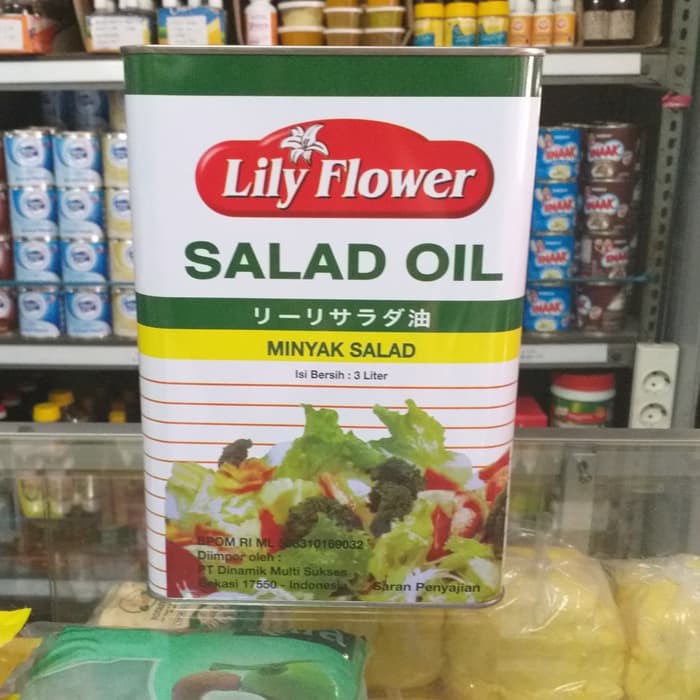 

lily flower salad oil 3lt / minyak salad