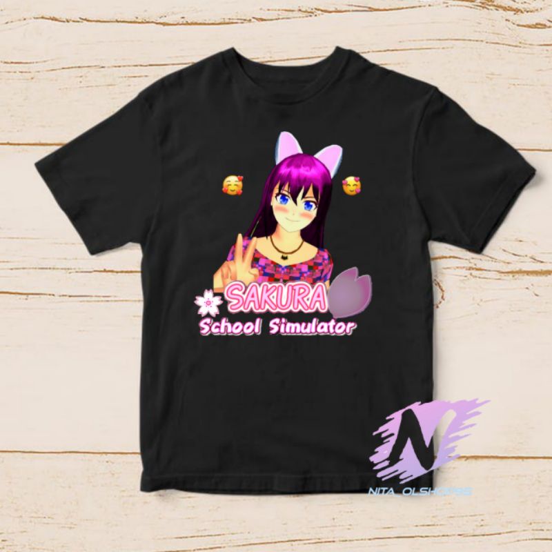 sakura school simulator kaos anak sakura baju sakura