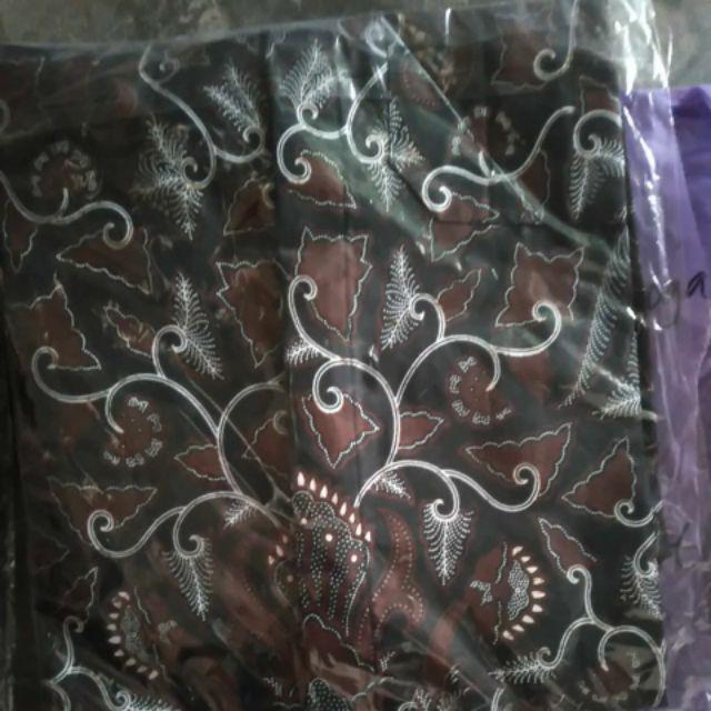 Havi Batik Hrb026 Kenongo Pendek Pekalongan Padi M L Xl Sogan Tulis Halus