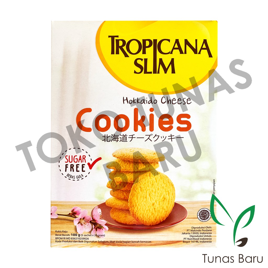 

Tropicana Slim Sugar Free Hokkaido Cheese Cookies (Kukis Keju Bebas Gula)