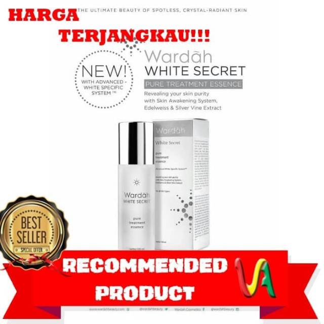 Wardah White Secret/pelembab kulit/serum kulit/produk kecantikan