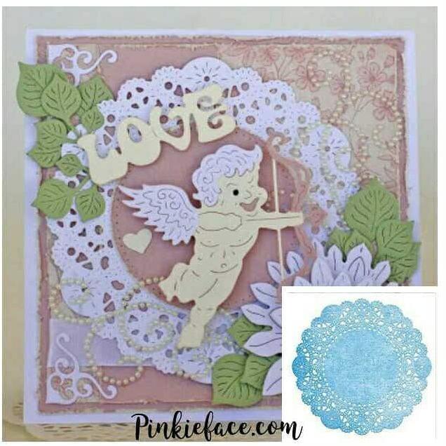 

* Dies Scrapbook French Pastry Doily - Cetakan Pisau Pon Ulir