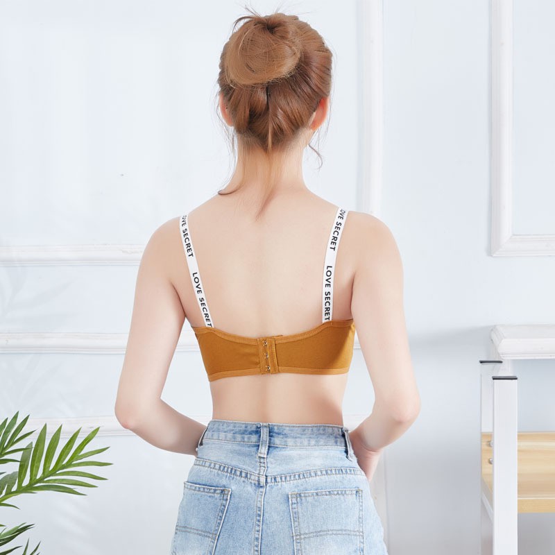 HC Bra Sport Wanita Push Up KODE 003 Bh Wanita Tanpa Kawat Bahan Nilon Elastis untuk Wanita Impor-5